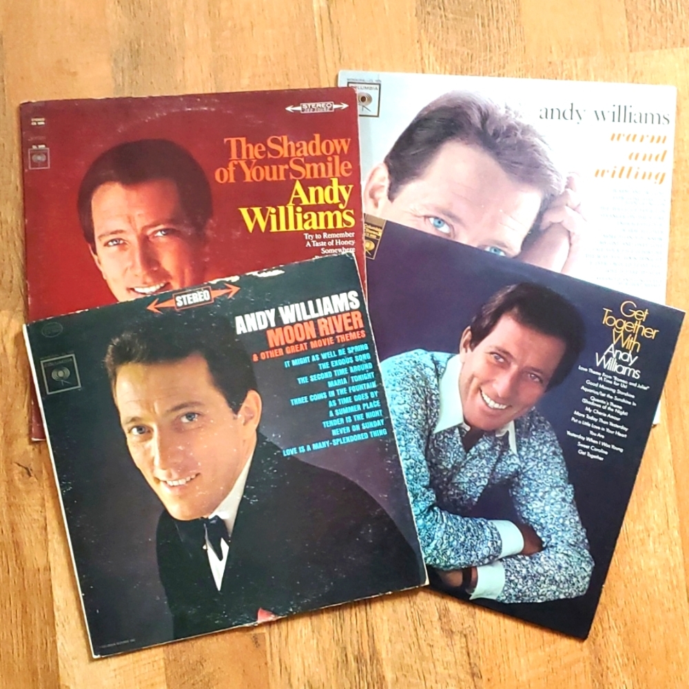 Andy Williams 4 pack vinyl records‎